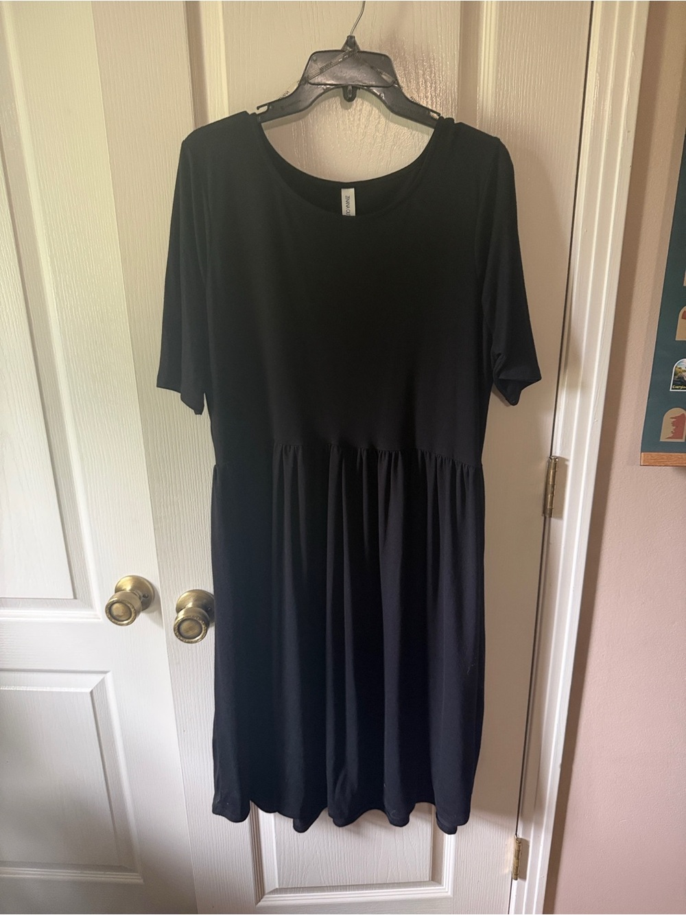 Zenana Women's Black Short Sleeve Dress